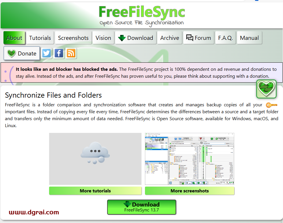 FreeFileSync--一款开源的文件比较和同步工具