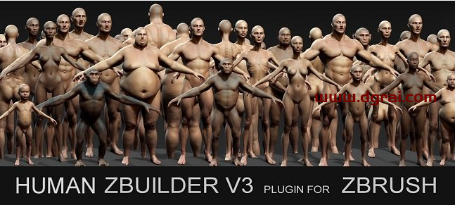 Human ZBuilder v3(Zbrush插件)免费下载与安装教程