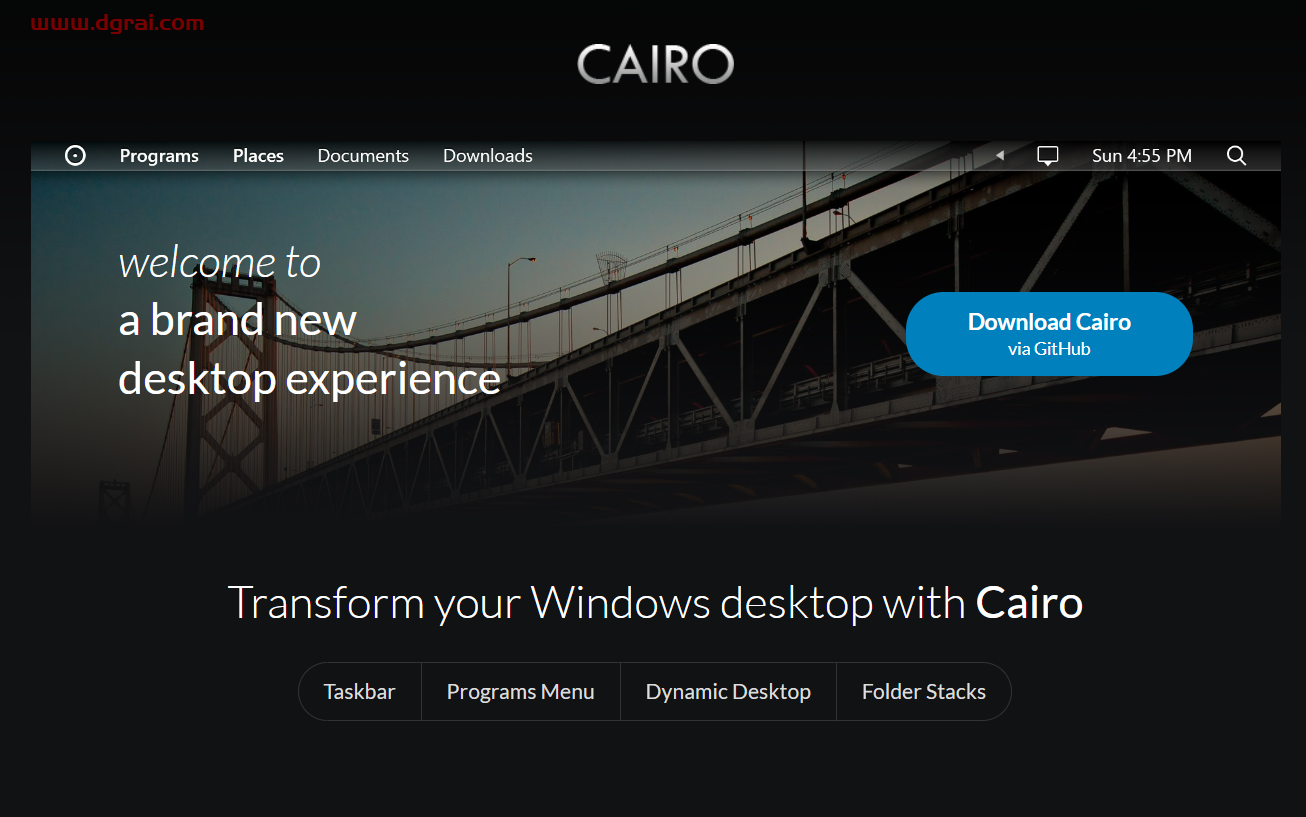 Cairo Desktop--一款免费的开源桌面美化软件