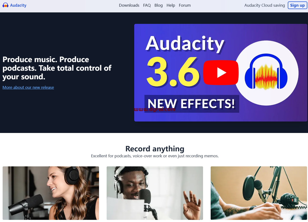 Audacity--一个开源的、免费的、跨平台的音频编辑和录音软件