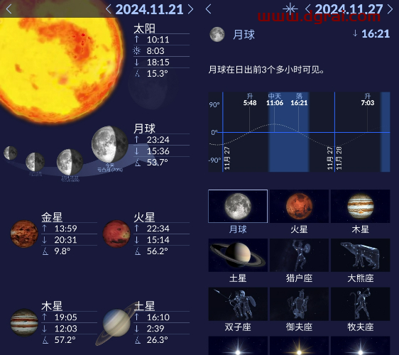 星空天文(安卓APP)--一款在手机上安装的星空软件