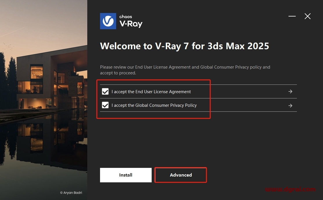 VRay v7.00.02 for 3dmax 2020-2025中文版下载与安装教程