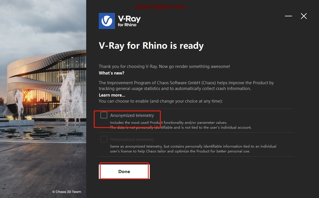 VRay 7.00.00 for Rhino 7-8下载与安装教程