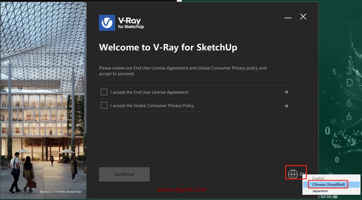 V-Ray 7.00.00 for SketchUp 2021-2024下载与安装教程