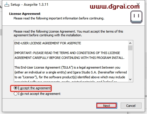 Aseprite 1.3.11(像素动画制作软件)下载与安装教程