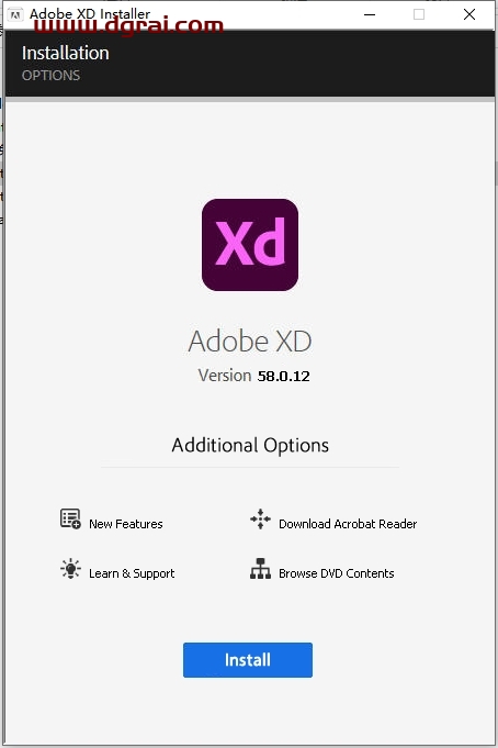 Adobe XD 58.0.12免费下载与安装教程