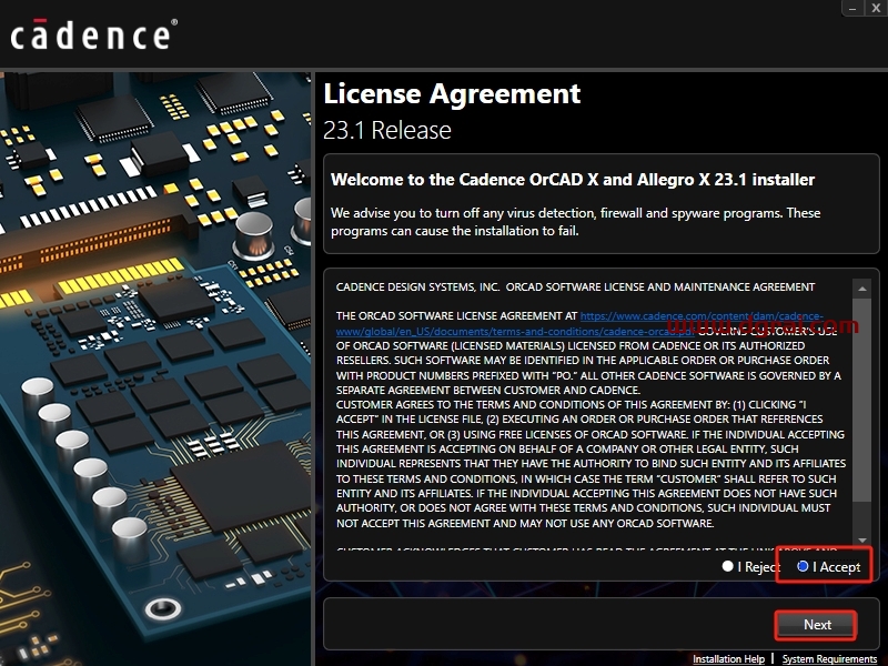 Cadence SPB 2023中文完整版下载与安装教程