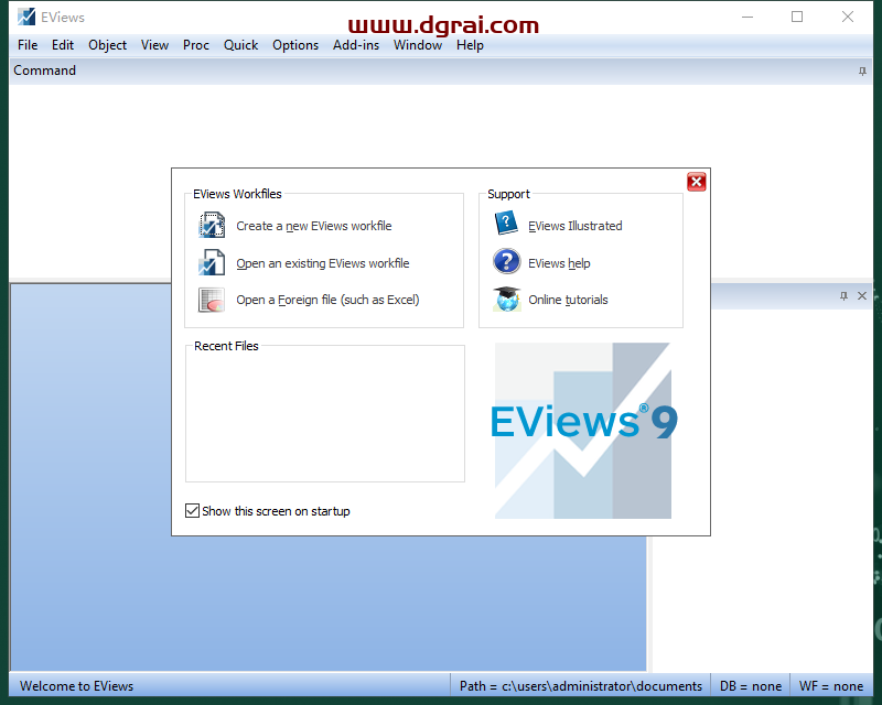 Eviews 9.0完整版下载与安装教程