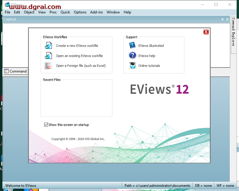 EViews 12免费下载地址与安装教程