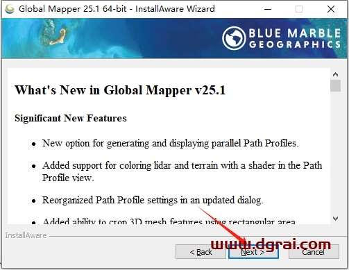 Global Mapper 25.1下载地址与安装教程