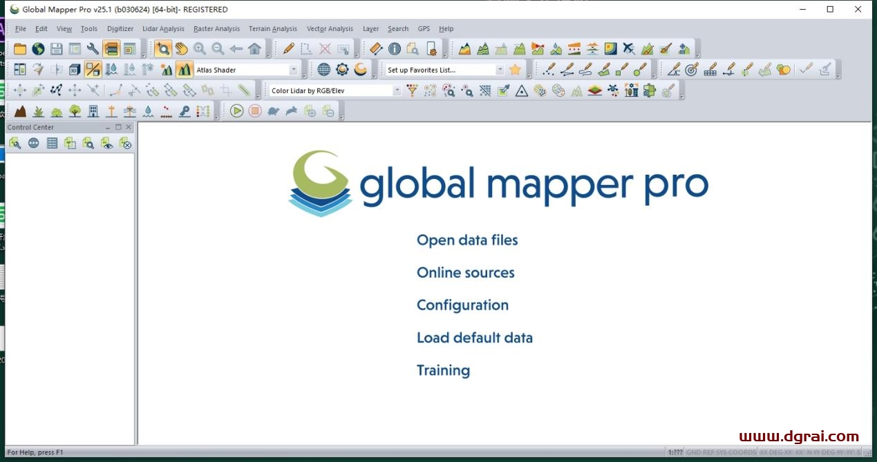 Global Mapper 25.1下载地址与安装教程