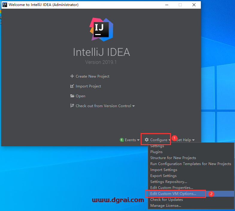 IntelliJ IDEA 2019.1中文版下载与安装教程