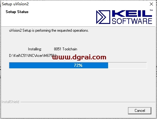 Keil 2(单片机C语言软件开发系统)汉化版下载与安装教程