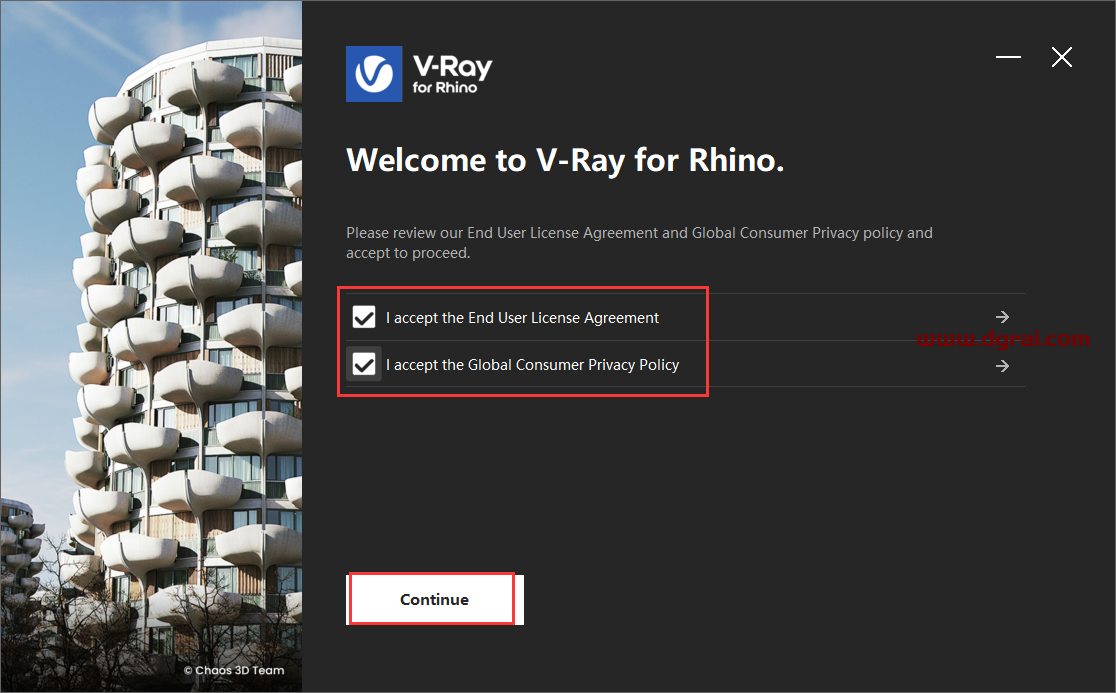 V-Ray 7.00.02 for Rhino 7-8安装包下载与安装教程