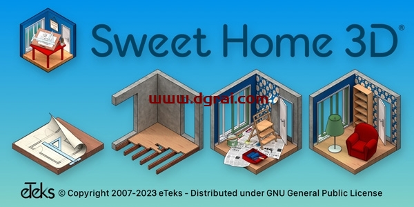 Sweet Home 3D 7.2简体中文免费版下载与安装教程