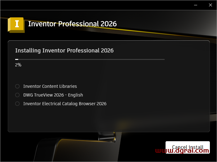 Autodesk Inventor 2026专业简体中文版下载与安装教程