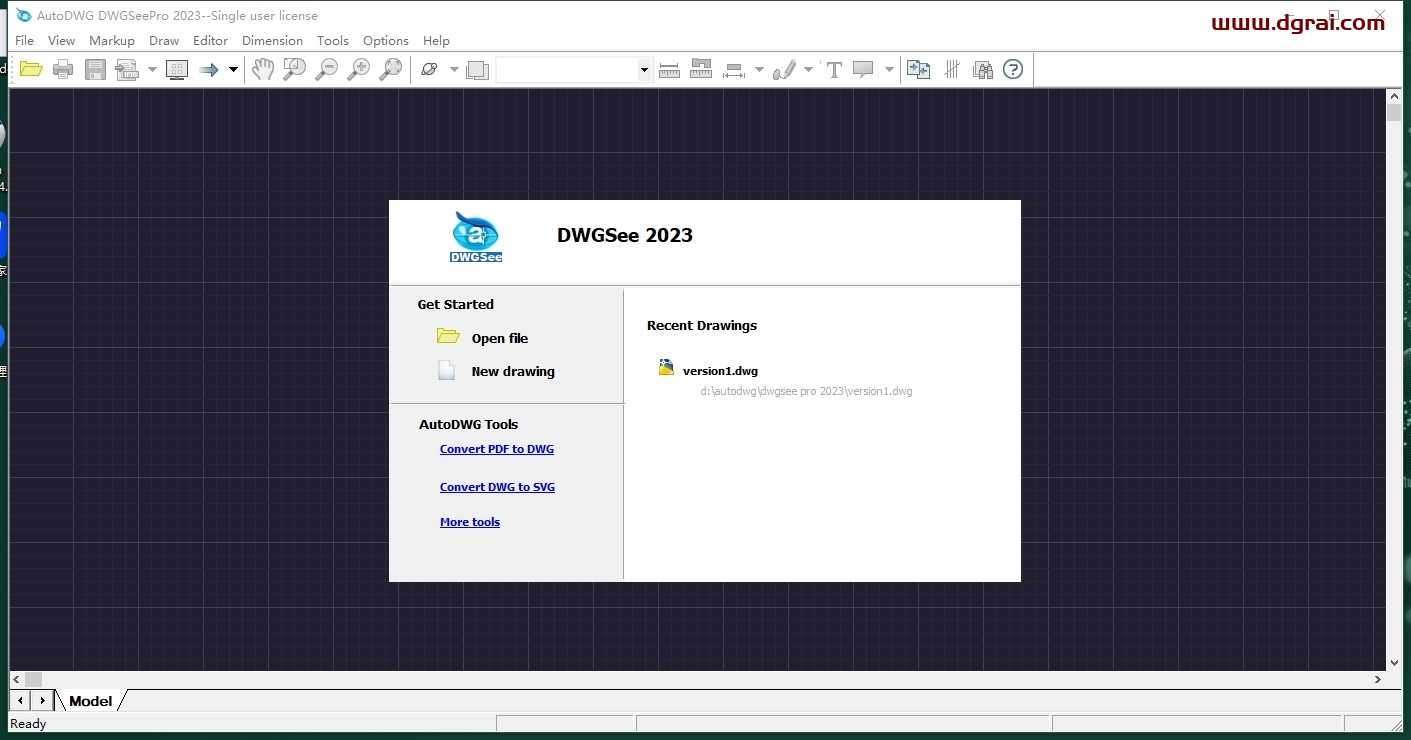 AutoDWG DWGSee pro 2023 v6.01免费版下载与安装教程