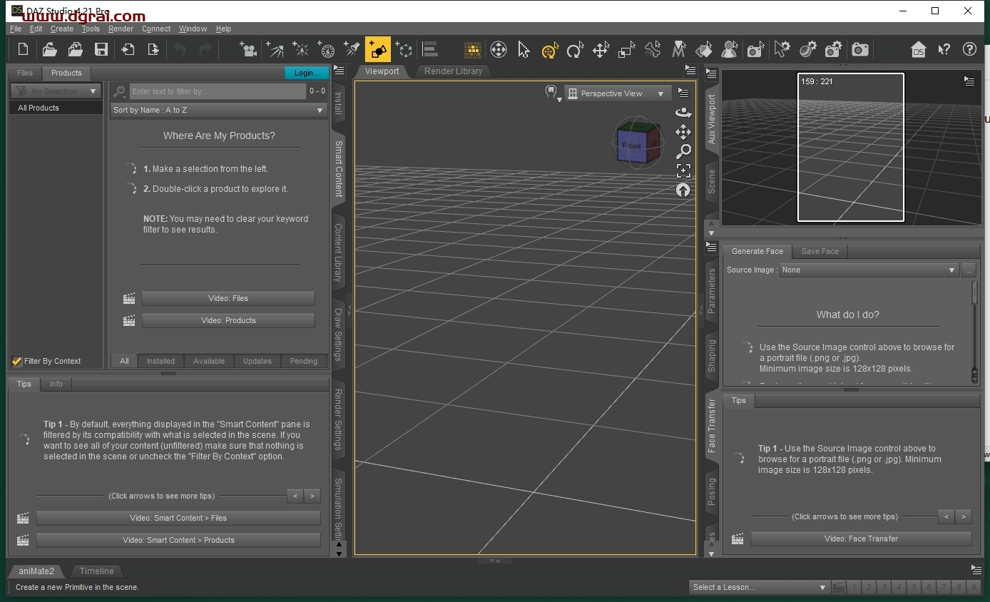 DAZ Studio Professional 4.21完整版下载与安装教程
