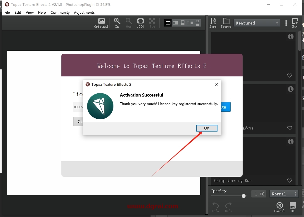 Photoshop Topaz公司纹理特效滤镜插件Texture Effects v2.1.0最终版下载与安装教程