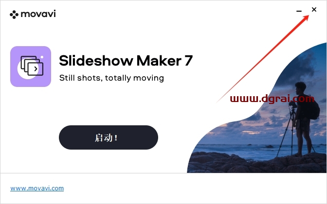 Movavi Slideshow Maker 7.2.1 中文版下载与安装教程