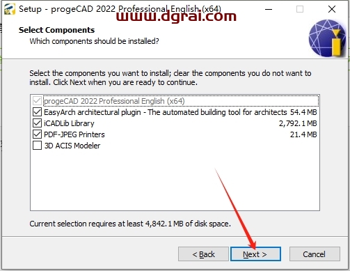ProgeCAD 2022免费专业版下载与安装教程