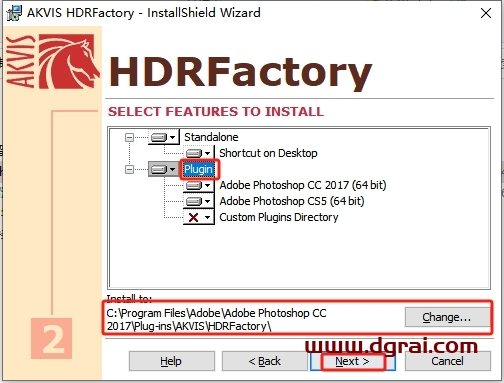 HDR图片制作滤镜插件Akvis HDRFactory For Photoshop v5.5.812.14260下载与安装教程