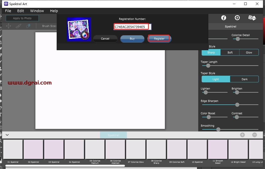 JixiPix图片光线艺术形式滤镜Spektrel Art V1.0.4英文版下载与安装教程