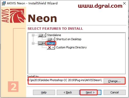 Photoshop发光霓虹灯滤镜AKVIS Neon v2.5.370.14175下载与安装教程