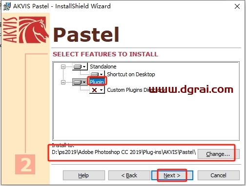 Photoshop图像转粉彩蜡笔滤镜Akvis Pastel V3.0.431.14329下载与安装教程