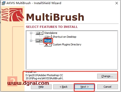 AKVIS修饰照片滤镜MultiBrush For Photoshop-PaintShop v9.0.1631.14151下载与安装教程