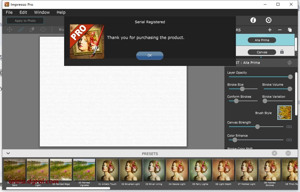 JixiPix Impresso Pro v1.7.9(PS印象派油画风格滤镜 插件)免费版下载与安装教程