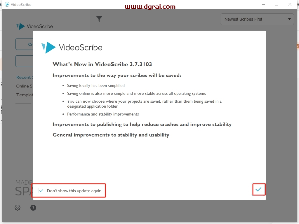 VideoScribe Pro 3.7.3(手绘视频软件)免费版下载与安装教程