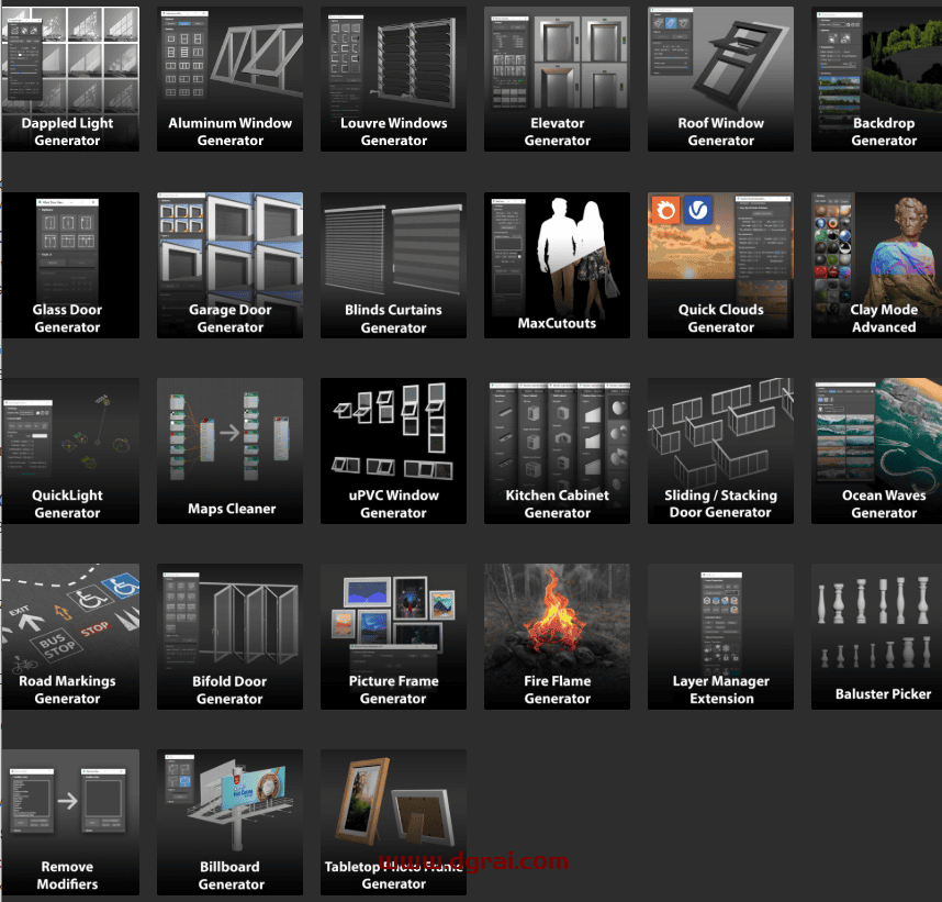 ArchVizTools Generators Collection for 3ds Max 2018-2026下载与安装教程