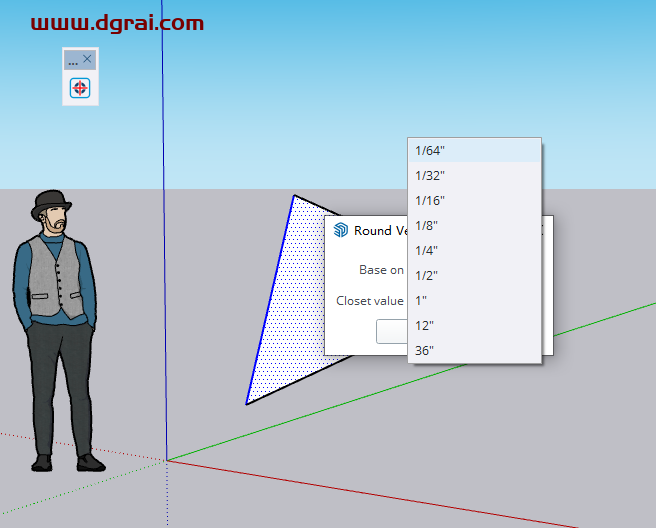 5D+ Round Vertices v1.2.0英文免费版下载与(SketchUp圆形顶点插件)安装教程