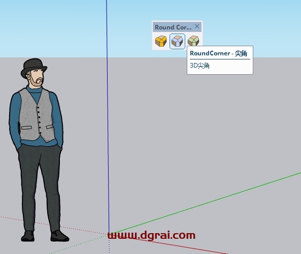 RoundCorne v3.4a for Sketchup2015-2025汉化正式版下载与安装教程