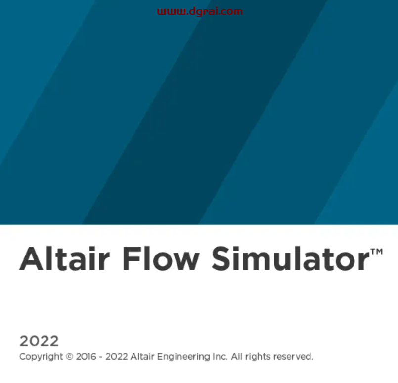 Altair Flow Simulator 2022下载地址与安装教程