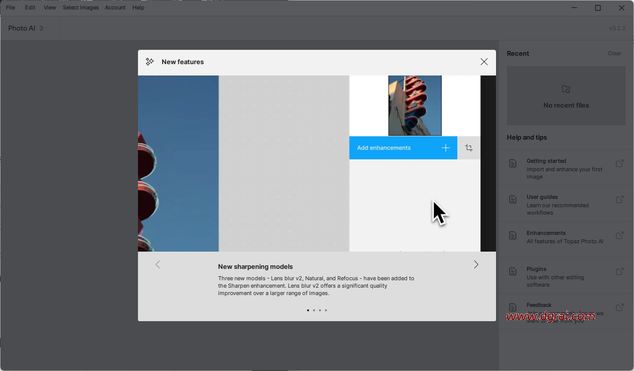 TopazPhotoAI v3.2.2便携免安装版下载与安装使用教程，附集成全部离线模型