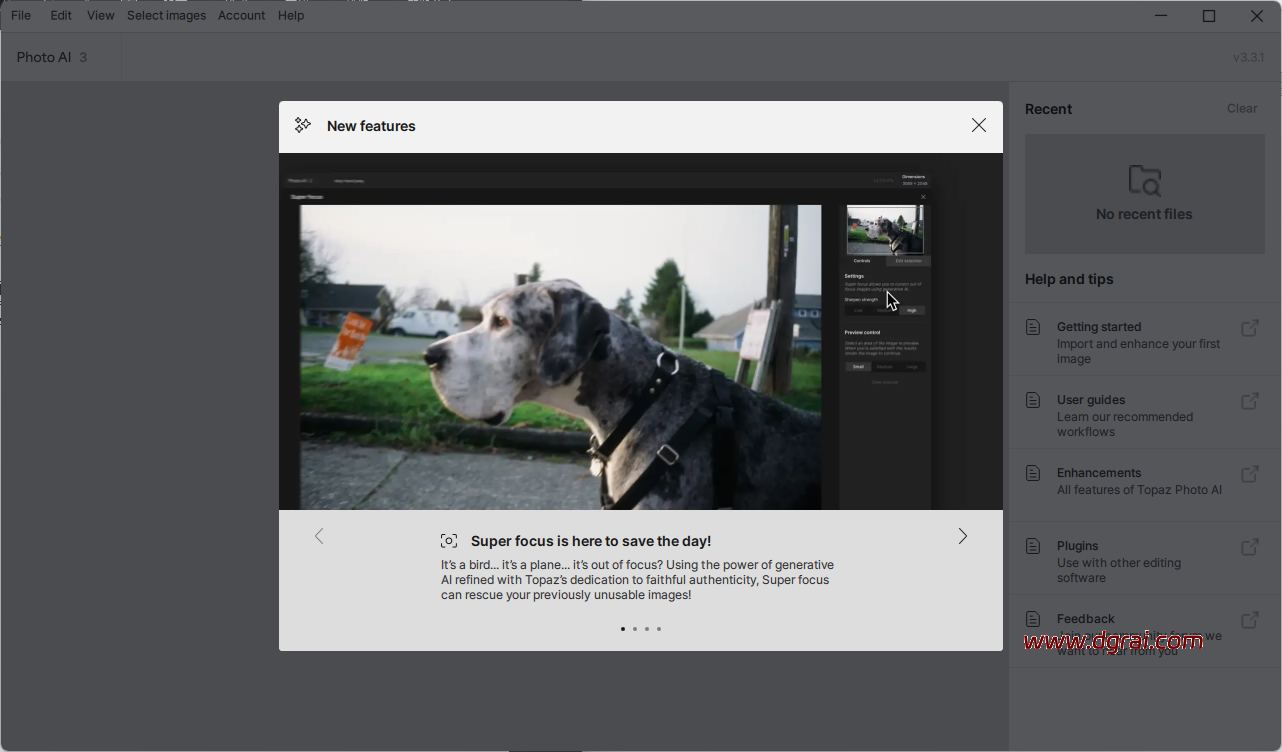 TopazPhotoAI v3.3.1便携完整版下载与安装使用教程，附集成全部离线模型