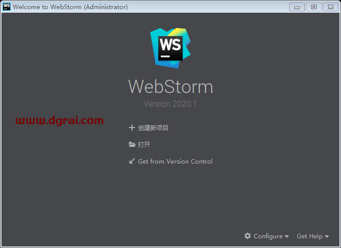 JetBrains WebStorm 2020.1【前端程序开发软件】中文版下载与安装教程