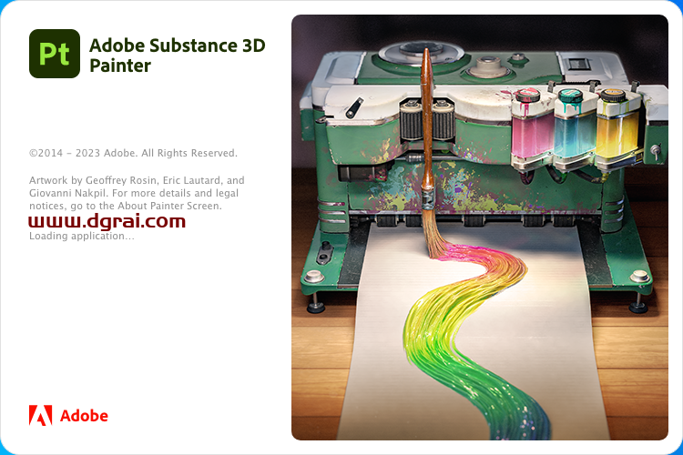 Adobe Substance 3D Painter v8.3.1【3D贴图绘制软件】中文版下载与安装教程
