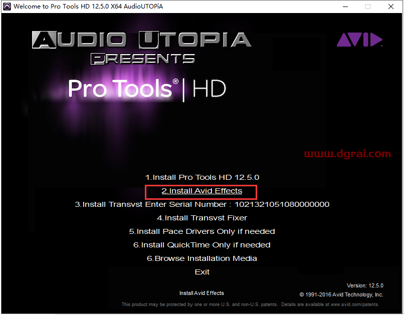 Pro Tools 12.5简体中文绿色版下载与安装教程
