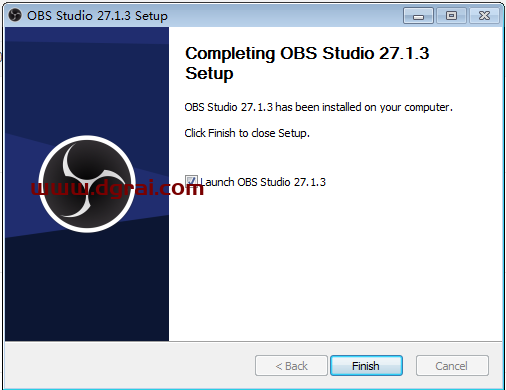 OBS Studio 27.1.3【Open Broadcaster Software】绿色版下载与安装教程