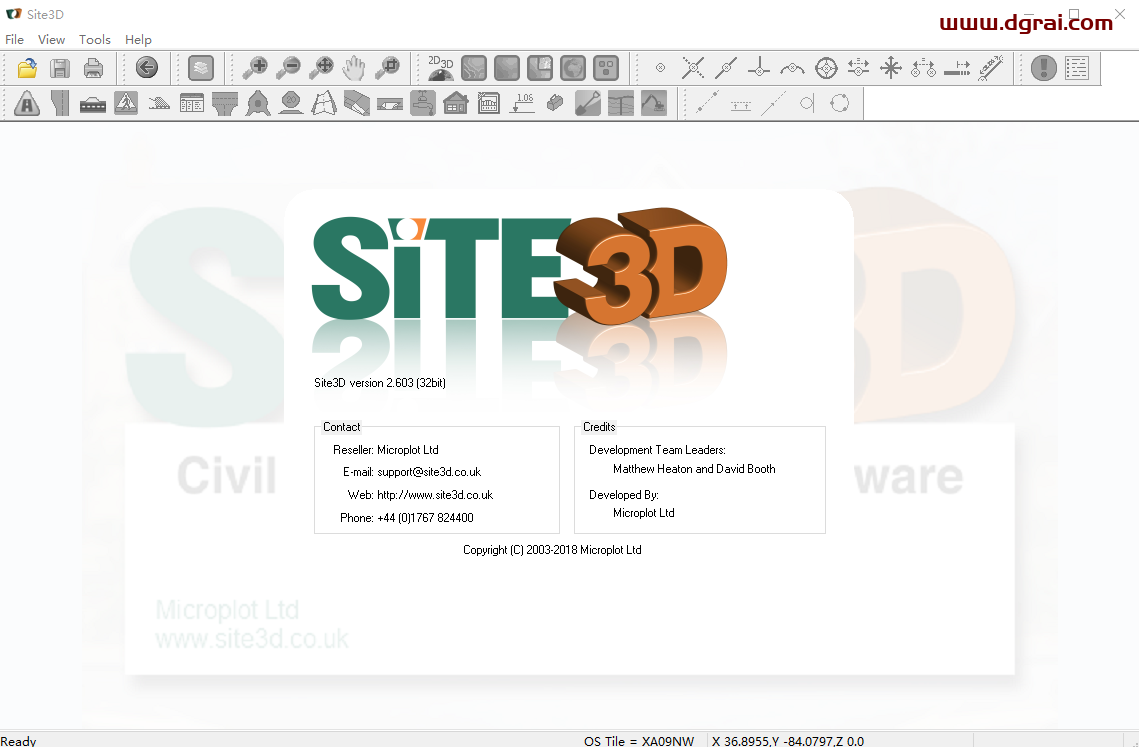 Microplot Site3D v2.603【3D工程设计软件】绿色版下载与安装教程