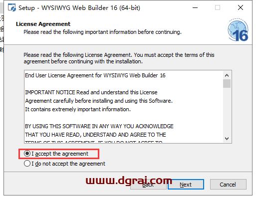 WYSIWYG Web Builder16【网页制作软件】英文版下载与安装教程