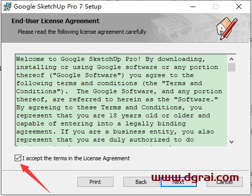 草图大师Google SketchUp pro7.0 简体中文版下载与安装教程