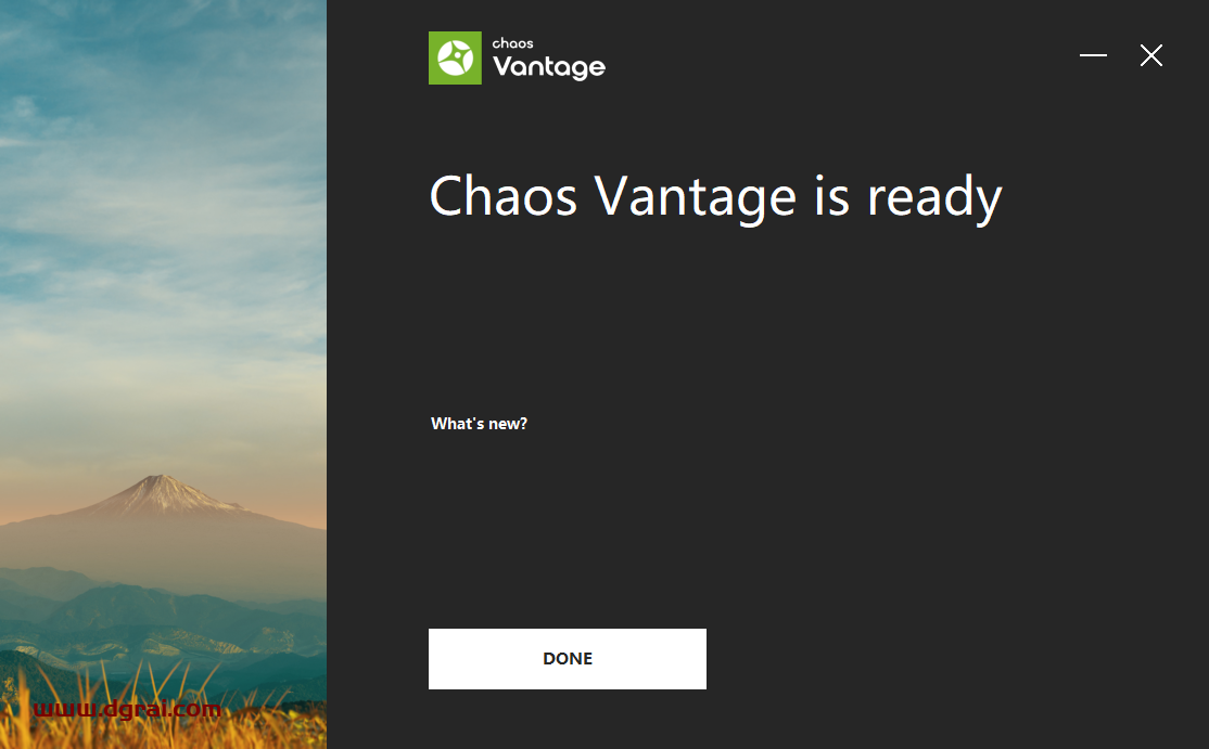 Chaos Vantage v1.8.1【实时光线追踪预览软件】安装教程