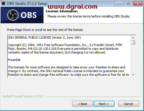 OBS Studio 27.1.3【Open Broadcaster Software】绿色版下载与安装教程