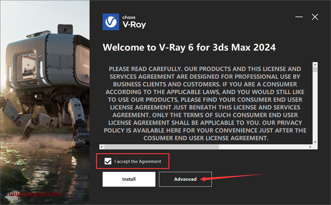 VRay 6.10.06 for 3dmax【支持2019-2024】下载与安装教程